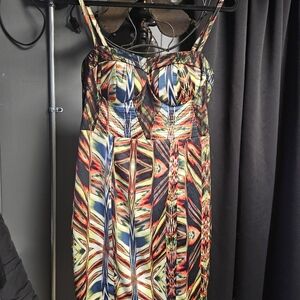 XOXO Vibrant Strappy Mini Dress